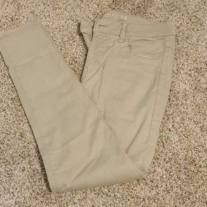 American Eagle Light tan Jegging
